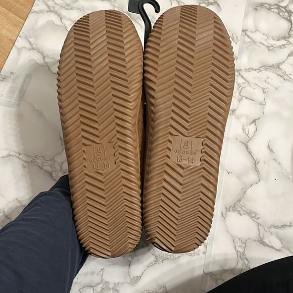 Mens George genuine suede Slip on Loafers size 13/14 - Picture 2 of 3